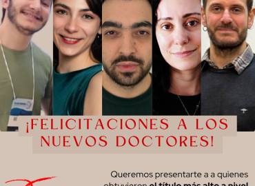 ¡Felicitaciones a quienes obtuvieron su doctorado en el último año en nuestro instituto!
