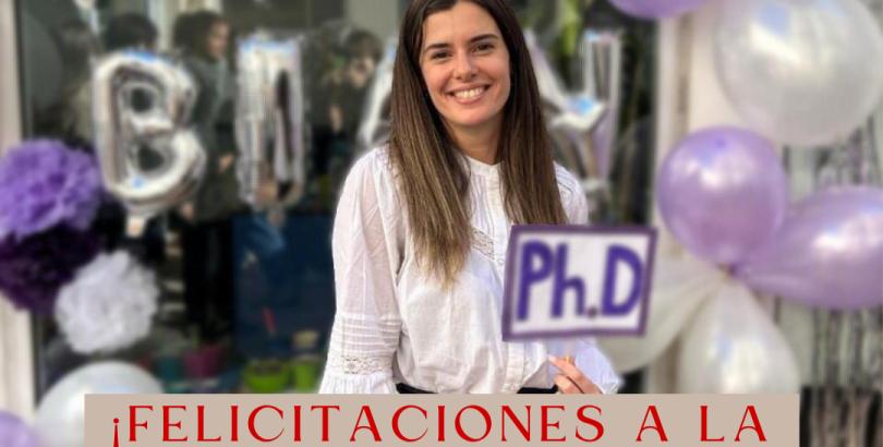 ¡Felicitamos a Bianca Mazzitelli por la defensa de su Tesis Doctoral!