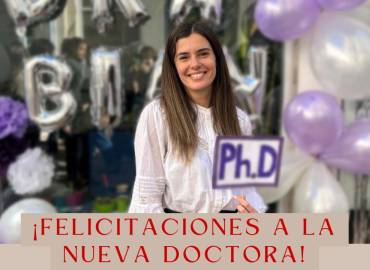 ¡Felicitamos a Bianca Mazzitelli por la defensa de su Tesis Doctoral!